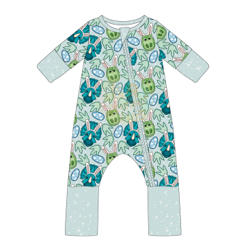 Bamboo Kids Baby Pajamas - Comfortable Long Sleeve Rompers for Newborns