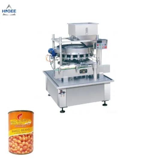 Canned Beans Production Line with Cold Glue Labeling Machine