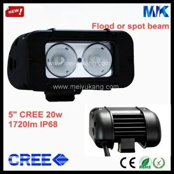 5\'\' led driving light bars 20w offroad light bar for car