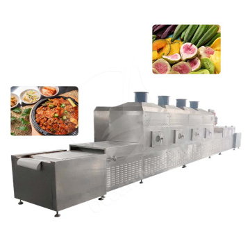Compact Continuous Microwave Dryer for Pork Skin, Catfish, and Vegetables