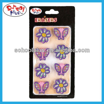 Rubber Novelty funny shaped erasers for wholesale