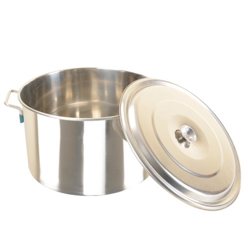 Pot stok stainless steel komersial untuk induksi