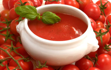Canned tomato puree making machine