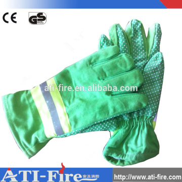 Firefighting Equipment of Fire Fighter Protected Fireman Gloves