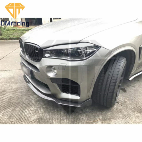 HAMAN HM Style Dry Carbon Fiber Front Lip Bumper for 2014-2018 BMW F85 X5M & F86 X6M