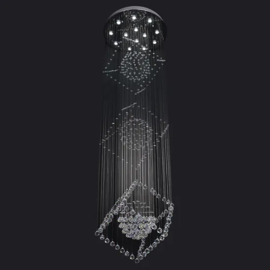 crystal led hanging lamps stair crystal chandelier