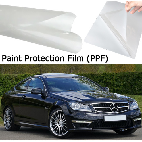 Film de protection de la voiture brillante transparente