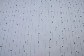 Beautiful Metallic Mesh Fabric With Pearl