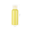 low moq wholesale 30ml 50ml 60ml macaron colors orange empty plastic handcream pet travel squeeze lotion bottles set