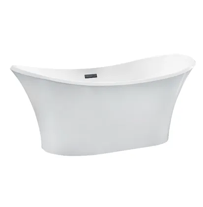 Freestanding acrylic Jacuzzi Integrated oval bathtub