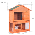 Wooden Chicken Coop Small Animal House Outdoor Cage