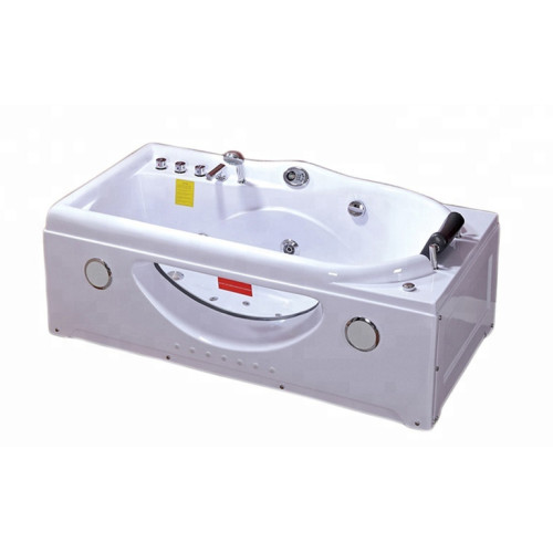 Freestanding Bathtub Acrylic Massage Bathtub Computer Control Panel Factory