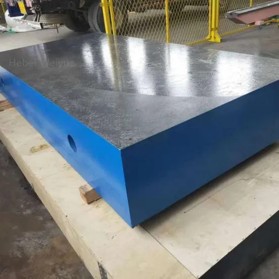 Adjustable Welding Table Plate with Cast Iron T-Slot Base: Precision Measuring Surface