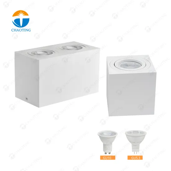 GU10 Surface Mount Square Aluminum LED Downlight Fixture