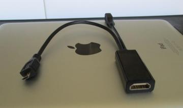 Mobile Phone Mhl+Micro USB F to HDMI
