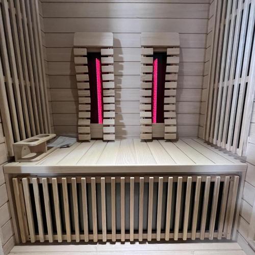 Far Infrared Light Wave Room Indoor Sauna Wood Steam Sauna Room Supplier