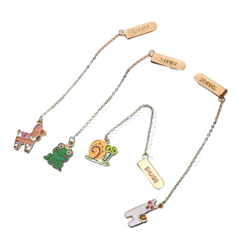 Kawaii Cartoon Animal Metal Bookmarks - 4 Styles