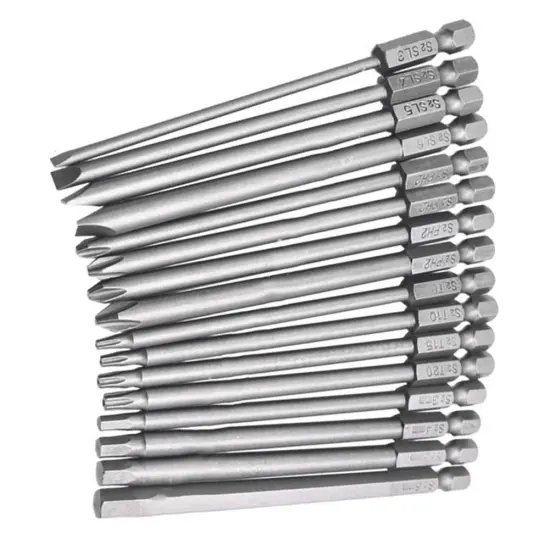 Professional Torx Hex Slotted Cross Head Magnetic Drill Screwdriver Bit Set for Electric Screwdrivers: Enhancing Precision and Efficiency in Various Applications