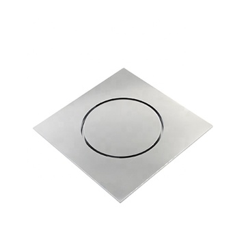 Chrome Plated Square Balcony Floor Drain with 70mm Outlet - GUIDA 761034, 150*150mm Brass Drainage System