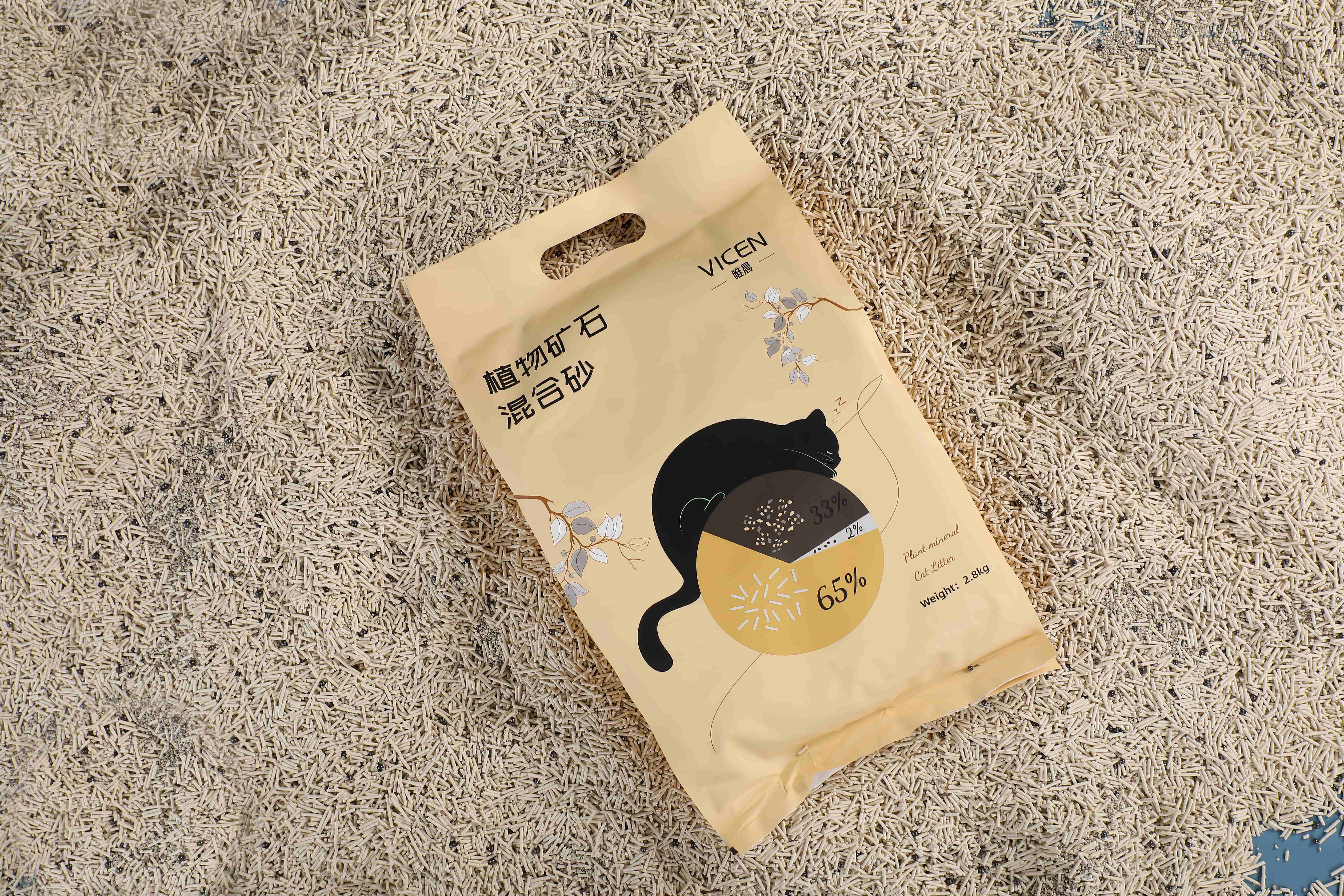 High Performance Mixed Cat Litter for All Climates