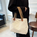 Japanese commuter large capacity shoulder canvas bag