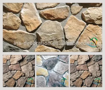 Light weight fake stones for gardens