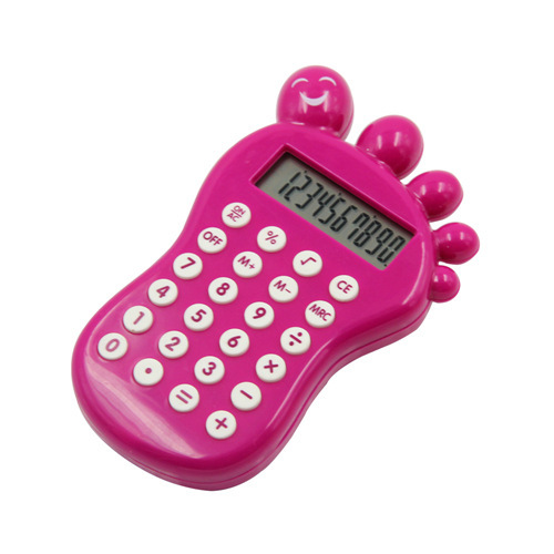 Promosi kartun bayi kaki berbentuk Kalkulator