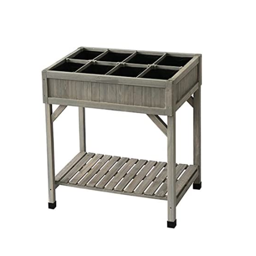 Planter 8 Pocket Garden Grey.