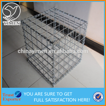 Hot Dipped Galvanized Stone Cage Gabion Basket Welded Gabion Box