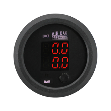 52mm 12V/24V Çift Sensör Hava Basınç Göstergesi 1.6MPA (232psi) - Kırmızı