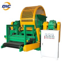 waste tire shredding machine for tire recycling