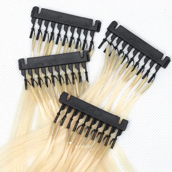 Natural Technology No Trace Connection Hair 6D Extension Hair Extensions Machine Faster Real 6D Human Hair Blonde