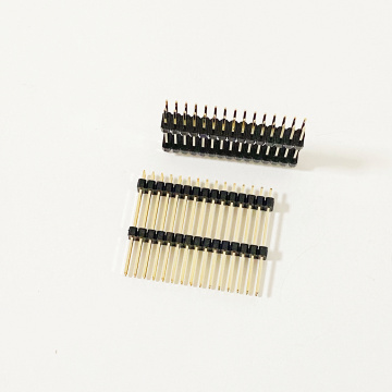 Gold Plated 30 Pin 2.45mm Header Male 2x15 Pin 30mm Height