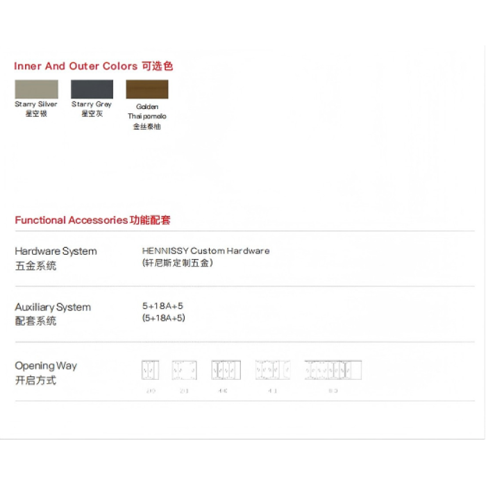 Entrada moderna do pátio com portas duplas de alumínio