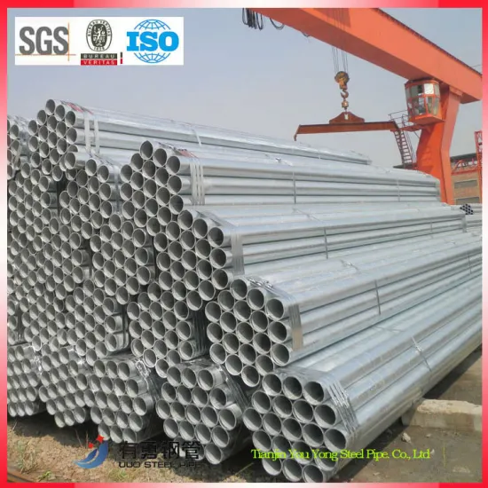 Building material galvanised steel pipes made in China