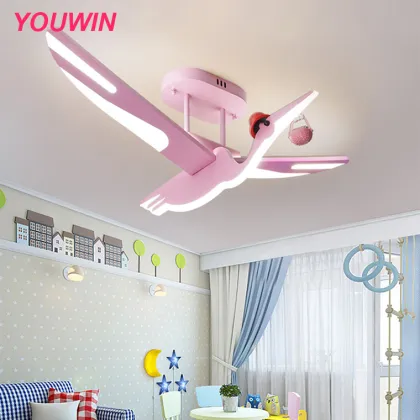 Wholesale Hot Selling Modern Annunciation Bird LED Ceiling Light - Dimmable and Customizable for Kids Room