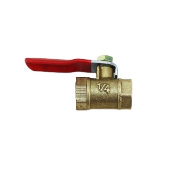 Brass Ball Valve with Internal and External Threads for Water, Air, and Gas Pipes