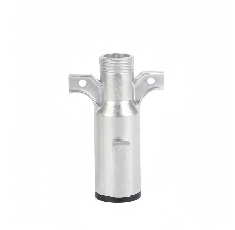High-Quality 7 Way Trailer Connector Coil Seat 7 Pin Plug Socket Zinc Metal Socket