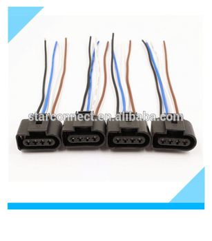 Automotive Ignition Coil Connector Repair Kit Wiring Harness Connector for Audi VW