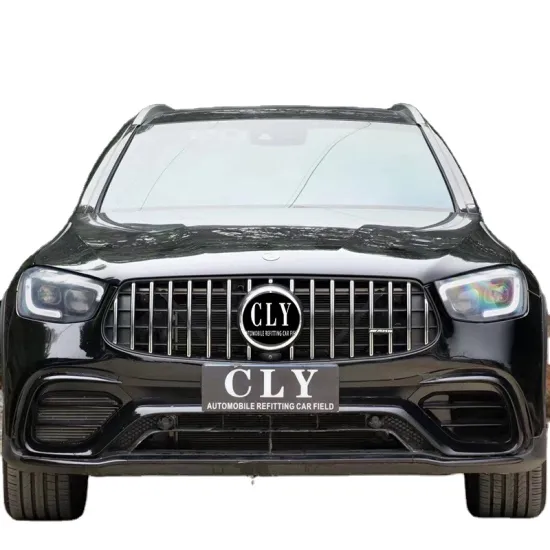 2020 Benz GLC Modified GLC63S AMG Front Rear Bumper Body Kits with Diffuser and Tips Car Grilles