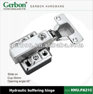 Special plate hydraulic cabinet hinge