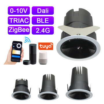 LEDEAST WF323 Tuya 0-10V Smart Control 12W CRI90 Recessed DownLight