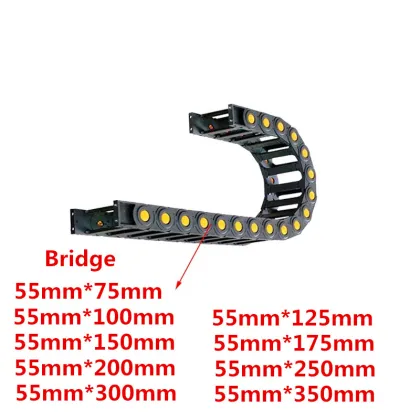 Tank Chain Machine Tool Engraving Machine Accessories Engineering Nylon Plastic Drag Chain