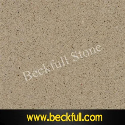 PXQZ652 Golden Sand Quartz Stone Slabs