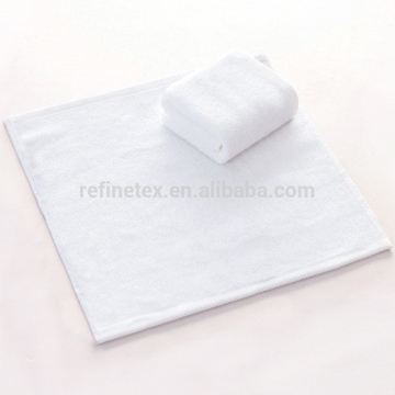 Wholesale face towel set for hotel,white hotel face towels