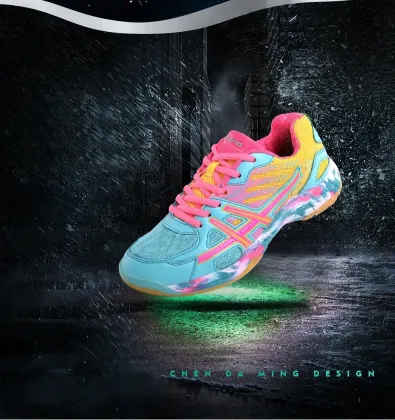 Unisex Volleyball Shoes: Breathable Asics with Mesh and Strong Traction for Men, Women