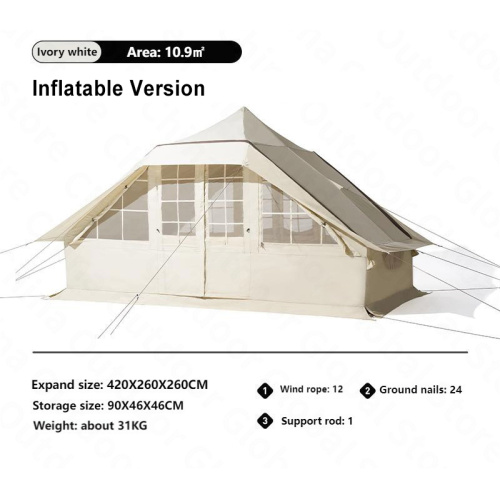 10.9m² Large Space Outdoor Camping Inflatable Tent