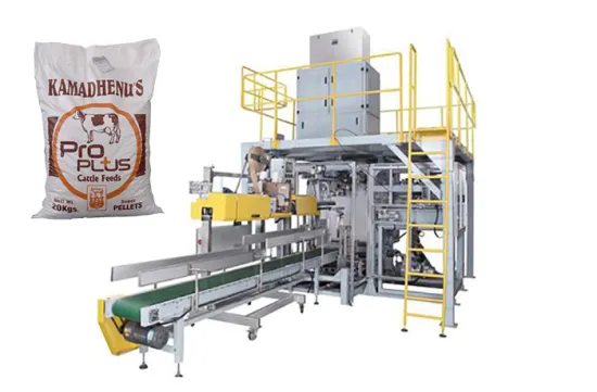 25kg Cattle Feed Bag Packing Machine