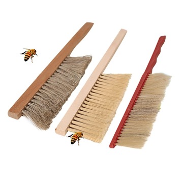 Bienenzuchtwerkzeuge: Holzhonigbürste, Wespen -Sweep, zwei Zeilen Pferdshackhaarbienenbürste