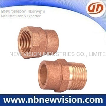 Encaixe para o encanamento de bronze